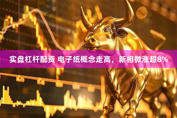 实盘杠杆配资 电子纸概念走高，新相微涨超8%